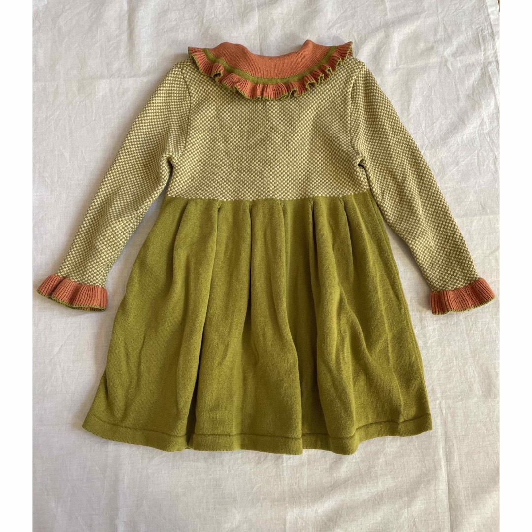 HAPPYOLOGY ニットワンピース キッズ/ベビー/マタニティのキッズ服女の子用(90cm~)(ワンピース)の商品写真