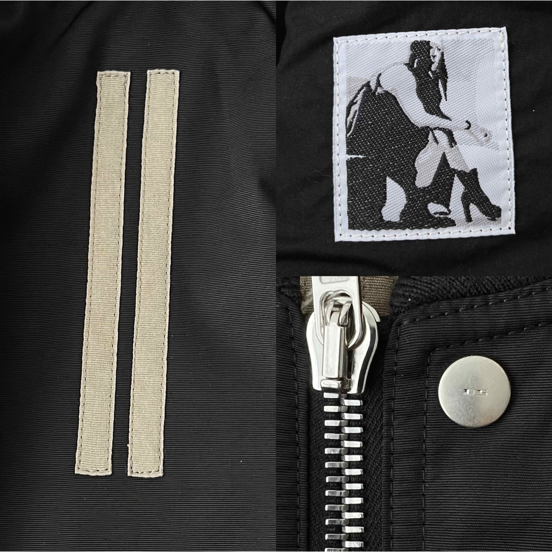 DRKSHDW(ダークシャドウ)の新品　RICK OWENS DRKSHDW  JUMBOジャケット　中綿入り　S メンズのジャケット/アウター(フライトジャケット)の商品写真