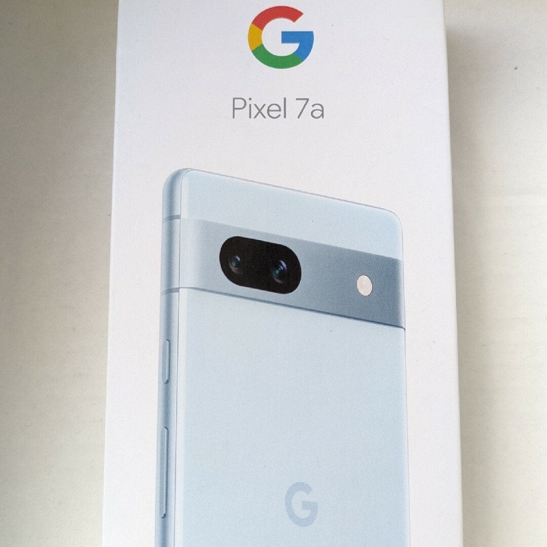 独特な 送料無料 Google Google Pixel ガラス ブラック Pixel7a　ブルー スマートフォン/携帯電話