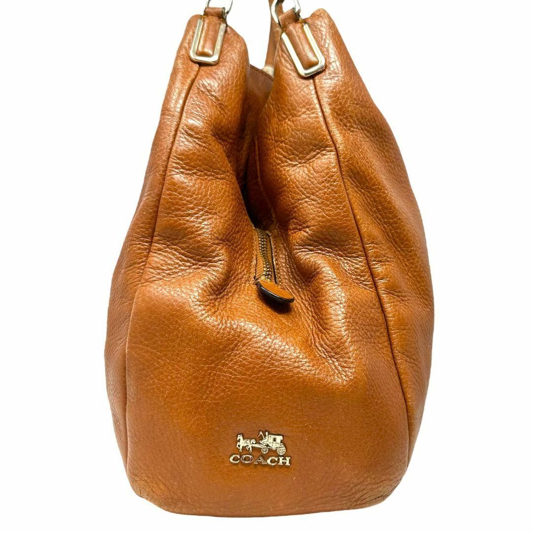 COACH(コーチ)のコーチ　COACH 　オールレザー　ショルダーバッグ　ハンドバッグ　a0155 レディースのバッグ(ショルダーバッグ)の商品写真