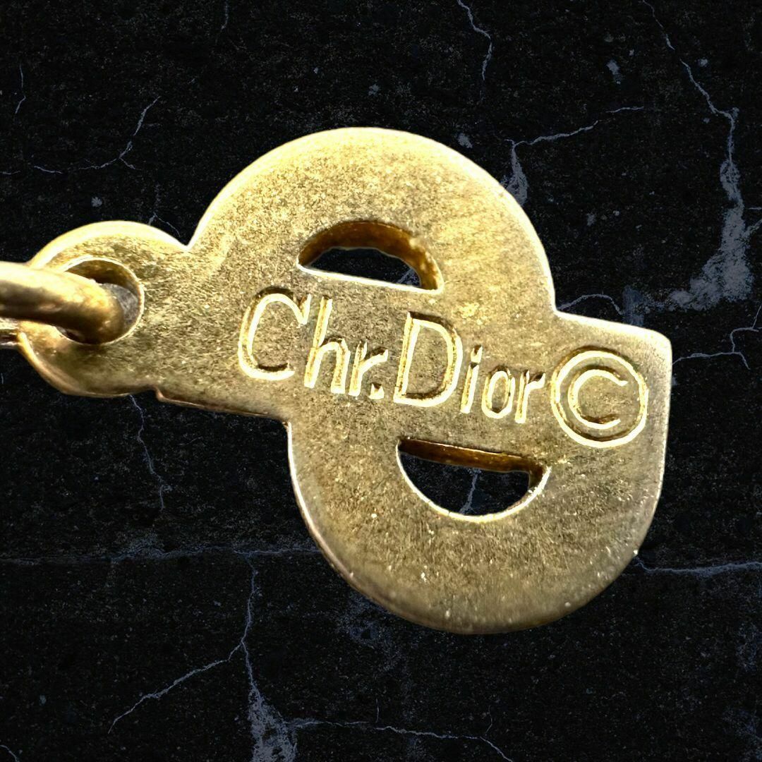 Christian Dior(クリスチャンディオール)のクリスチャンディオール　Dior　ロゴネックレス　ゴールド　a0144 レディースのアクセサリー(ネックレス)の商品写真