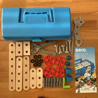 ブリオ(BRIO)のBRIO ブリオ　ビルダー　スターターキット　美品　工具おもちゃ(知育玩具)