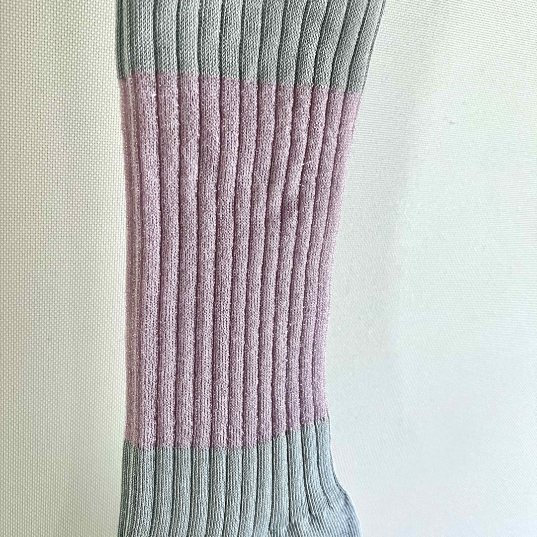 TRICOTÉ(トリコテ)のTRICOTE / RIB HIGH SOCKS  Ray BEAMS レディースのレッグウェア(ソックス)の商品写真