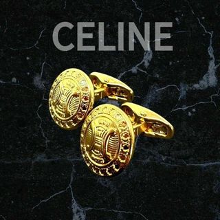 セリーヌ(celine)のCELINEセリーヌ　カフリンクス　カフスボタン　ゴールド　トリオンフa0091(カフリンクス)