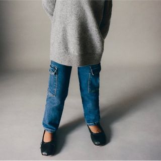 ザラキッズ(ZARA KIDS)の新品未使用　タグ付き　デニム　パンツ　3y 4y 104 100 110(パンツ/スパッツ)