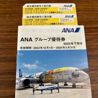 エーエヌエー(ゼンニッポンクウユ)(ANA(全日本空輸))の【株主優待券】ANA 最新版株主優待券　2枚(その他)