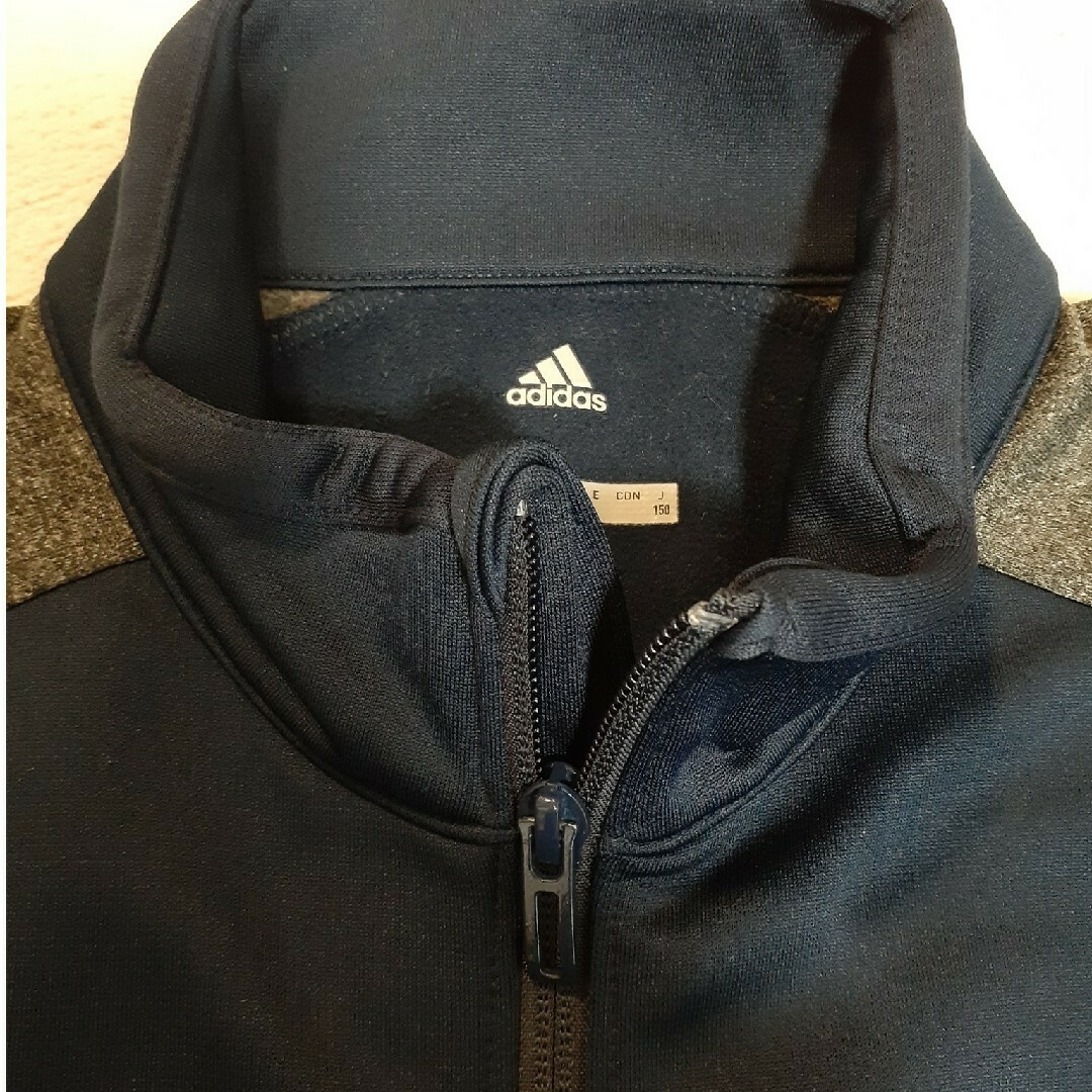 adidas(アディダス)のアディダス adidas 裏起毛ジャケット 150 キッズ/ベビー/マタニティのキッズ服男の子用(90cm~)(ジャケット/上着)の商品写真