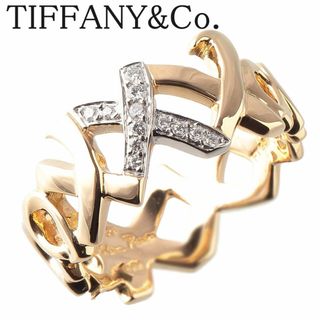 ティファニー(Tiffany & Co.)のティファニー ダイヤ リング ラブ＆キス 約12号 750YG/PT950 パロマピカソ TIFFANY【15163】(リング(指輪))