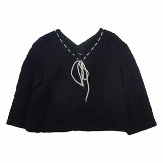 tricot COMME des GARCONS トリココムデギャルソン AD1999 TB-07010M Vネック ウール プルオーバ― ジャケット ブラック系 M【中古】(その他)