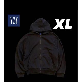 イージー(YEEZY（adidas）)のYEEZY x GAP フルジップフーディーブラックXL(パーカー)