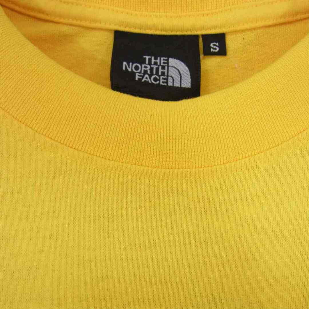 S肩幅THE NORTH FACE ノースフェイス カットソー NT82203 STEEP TECH L/S Tee スティープテック ロングスリーブ Tシャツ イエロー系 S