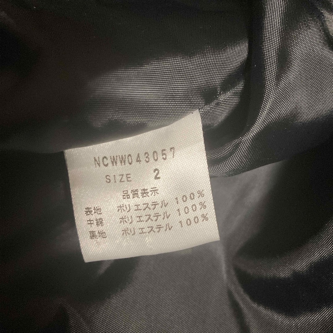 値下げレディースロングコートサイズ2 レディースのジャケット/アウター(ロングコート)の商品写真
