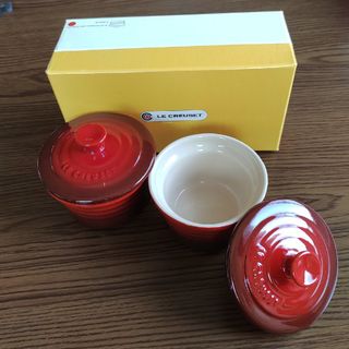 ルクルーゼ(LE CREUSET)のLE CREUSETプチラムカン2個セット(食器)