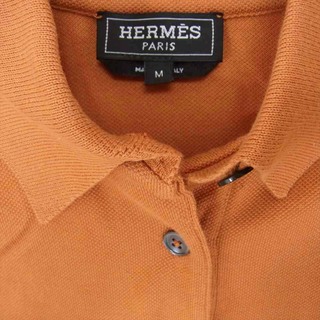 Hermes - HERMES エルメス ロゴ刺繍 イタリア製 コットン ショート 