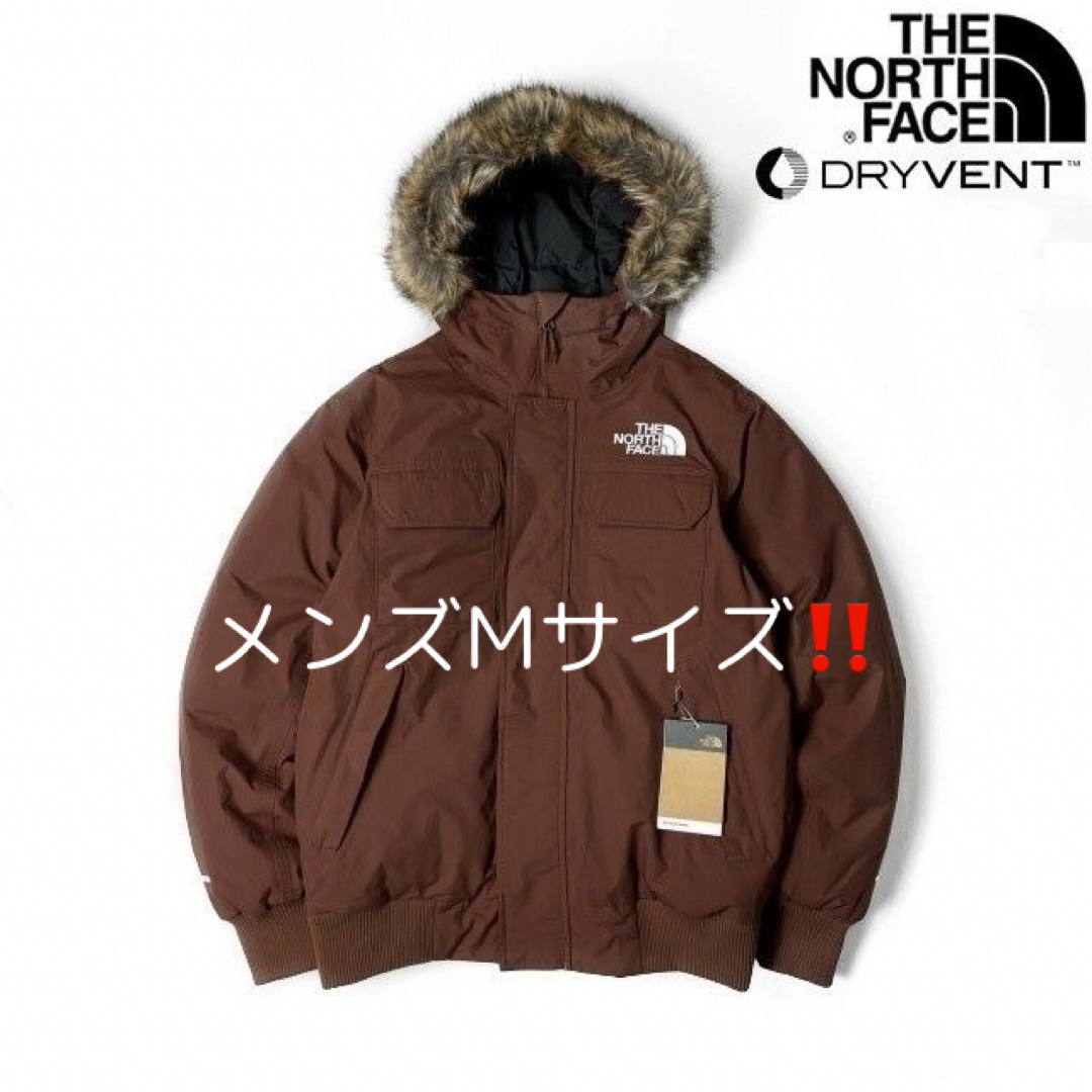 THE NORTH FACE(ザノースフェイス)の新品　ノースフェイス　マクマードボンバージャケット　ダウン　ブラウン　メンズM メンズのジャケット/アウター(ダウンジャケット)の商品写真