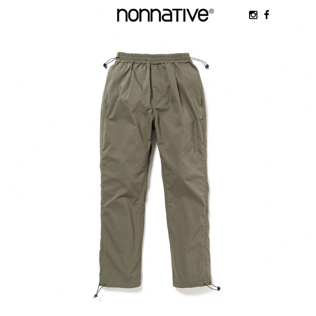 nonnative(ノンネイティブ)のnonnative TROOPER EASY PANTS Pliantex® 緑 メンズのパンツ(ワークパンツ/カーゴパンツ)の商品写真