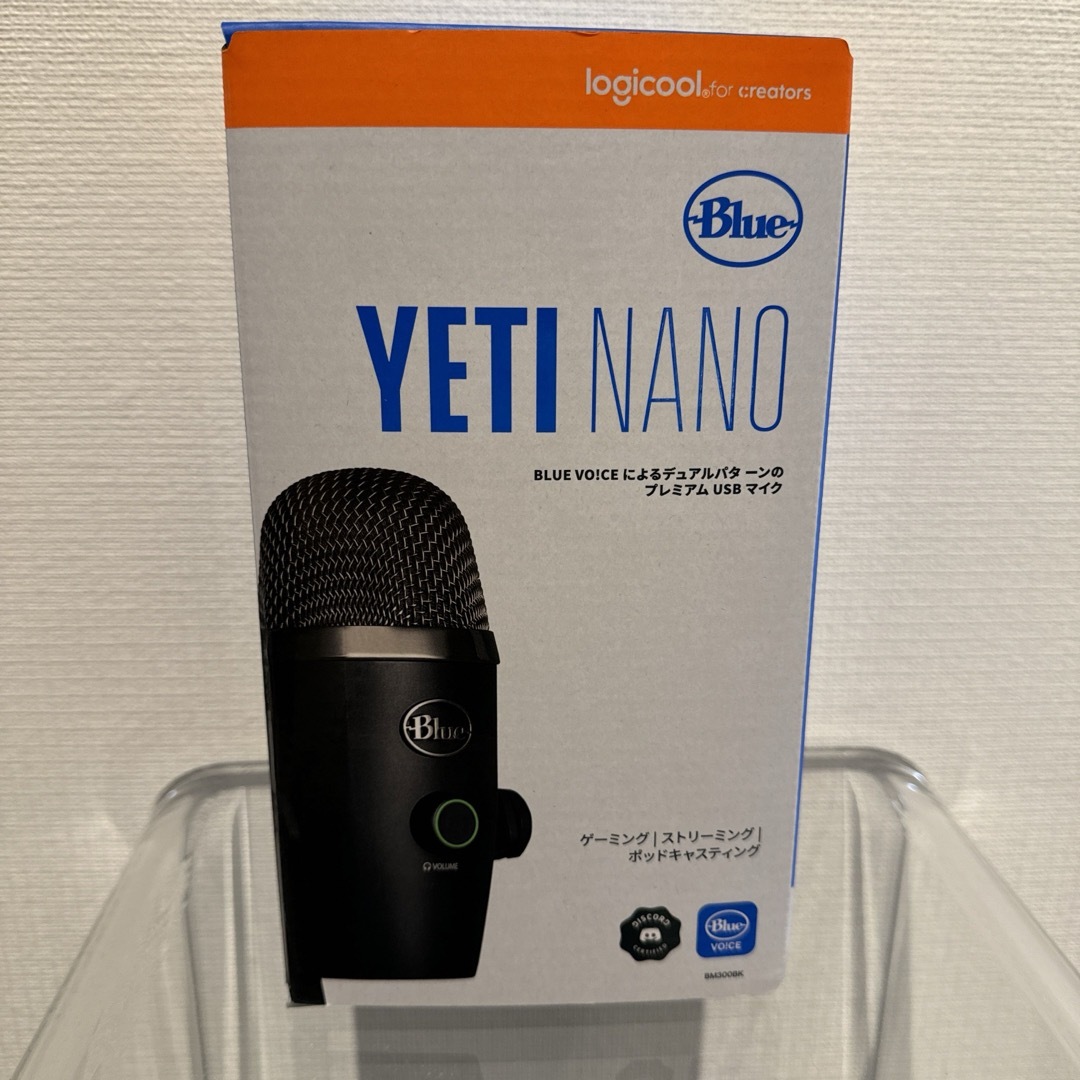 未使用に近い Blue Yeti Nano コンデンサーマイク ブラックのサムネイル