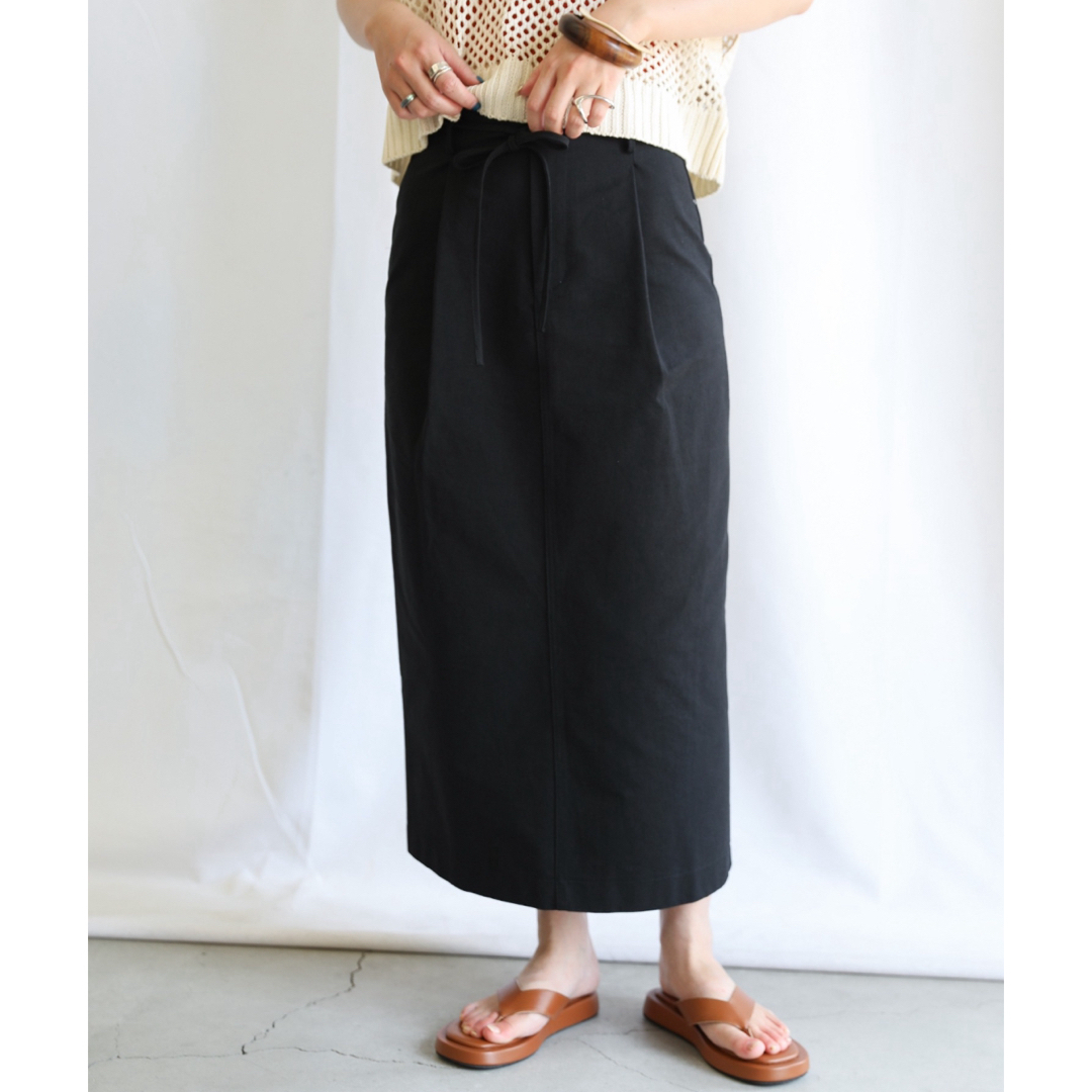 SELECT MOCA(セレクトモカ)の【selectMOCA 】ウエストリボンタイトスカート レディースのスカート(ひざ丈スカート)の商品写真
