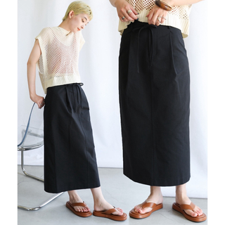 セレクトモカ(SELECT MOCA)の【selectMOCA 】ウエストリボンタイトスカート(ひざ丈スカート)