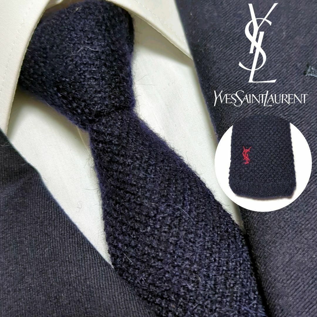 Yves Saint Laurent - イヴサンローラン ニットタイ ナロータイ YSL