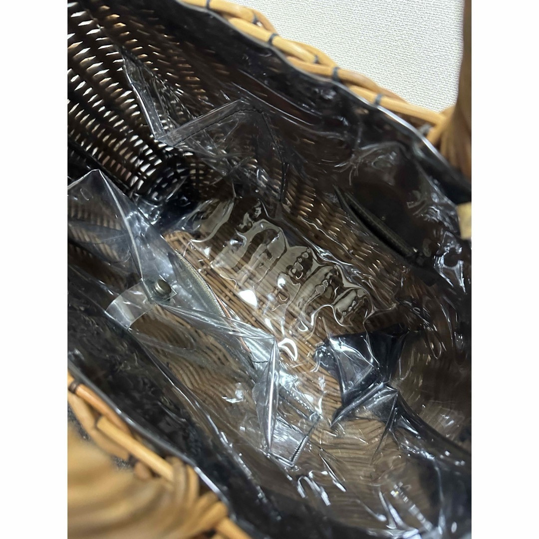 エバゴス ロゴプレート かごバッグ レディースのバッグ(かごバッグ/ストローバッグ)の商品写真