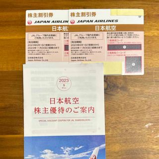 ジャル(ニホンコウクウ)(JAL(日本航空))のJAL株主優待　2枚　2024.11.30迄　優待冊子付(航空券)