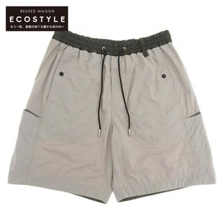 サカイ(sacai)のサカイ 未使用 sacai サカイ 23SS Taslan Nylon Shorts ボトムス メンズ ベージュ 1 23-03090M 1(ショートパンツ)