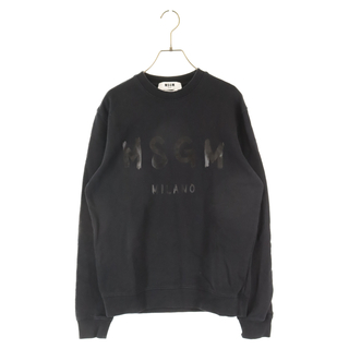 MSGM - MSGM メンズ トレーナー ペイントロゴ MM104 Mサイズ BLACKの ...