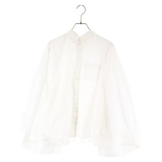 サカイ(sacai)のSacai サカイ 22SS Cotton Poplin Cape コットン ポプリン ケープ コンチョ ホワイト レディース 22-05972(シャツ/ブラウス(長袖/七分))