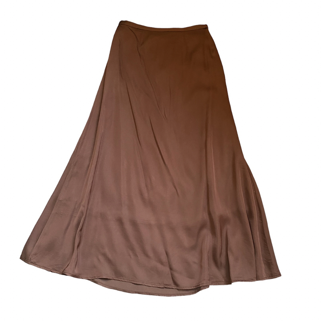 サテンスカート レディースのスカート(ロングスカート)の商品写真
