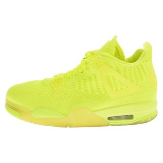 ナイキ(NIKE)のNIKE ナイキ AIR JORDAN 4 RETORO FLYKNIT AQ3559-700 エアジョーダン4 レトロ フライニット スニーカー シューズ イエロー US11(スニーカー)