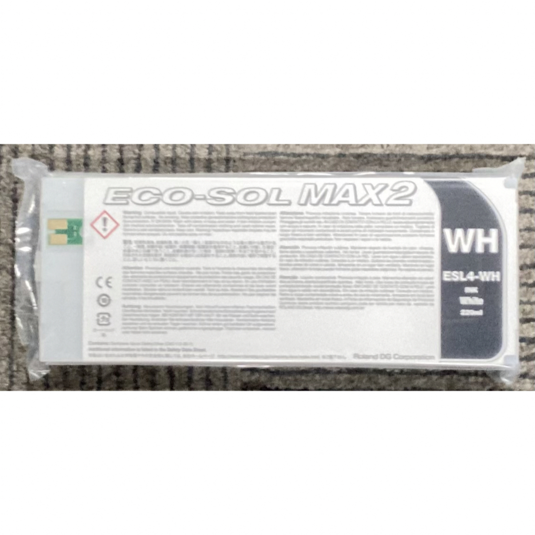 ローランドDG社製溶剤インク ESL4-WH ホワイト220ccPC/タブレット
