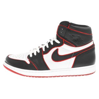 ナイキ(NIKE)のNIKE ナイキ AIR JORDAN1 HIGH OG Blood Line エアジョーダン1 ハイカットスニーカー ブラッドライン ブラック/レッド US11/29cm 555088-062(スニーカー)