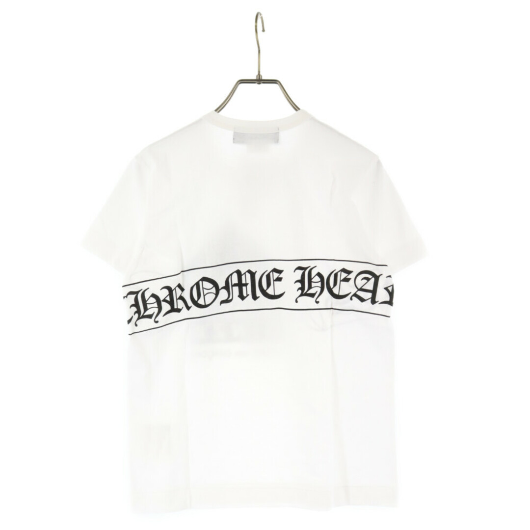 Chrome Hearts(クロムハーツ)のCHROME HEARTS クロムハーツ 12SS ×COMME des GARCONS DSMG コムデギャルソン ドーバーストリート ロゴプリント半袖Tシャツ カットソー ホワイト ZI-T003 レディースのトップス(Tシャツ(半袖/袖なし))の商品写真