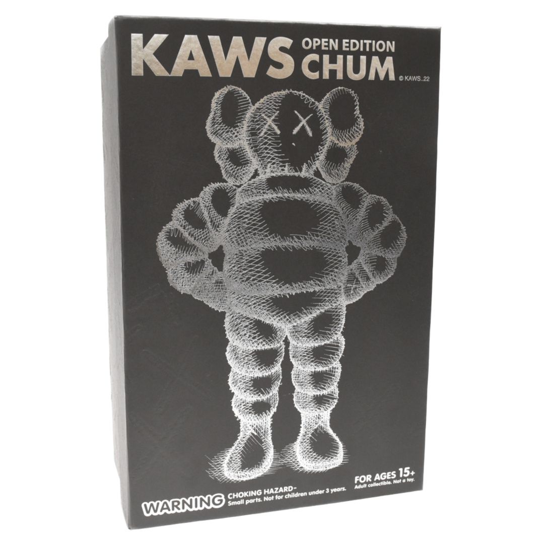 MEDICOM TOY(メディコムトイ)のMEDICOM TOY メディコムトイ KAWS CHUM Vinyl Figure originalfake Black カウズ オリジナルフェイク チャム ビニールフィギュア ブラック エンタメ/ホビーのフィギュア(その他)の商品写真