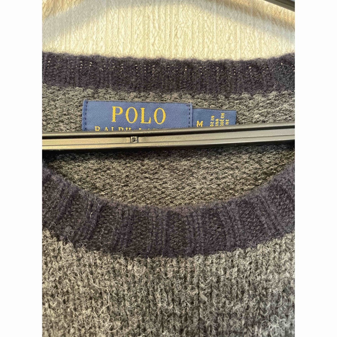 Ralph Lauren(ラルフローレン)のポロラルフローレン ポロベア クルーネックセーター ミディアムグレー メンズのトップス(ニット/セーター)の商品写真