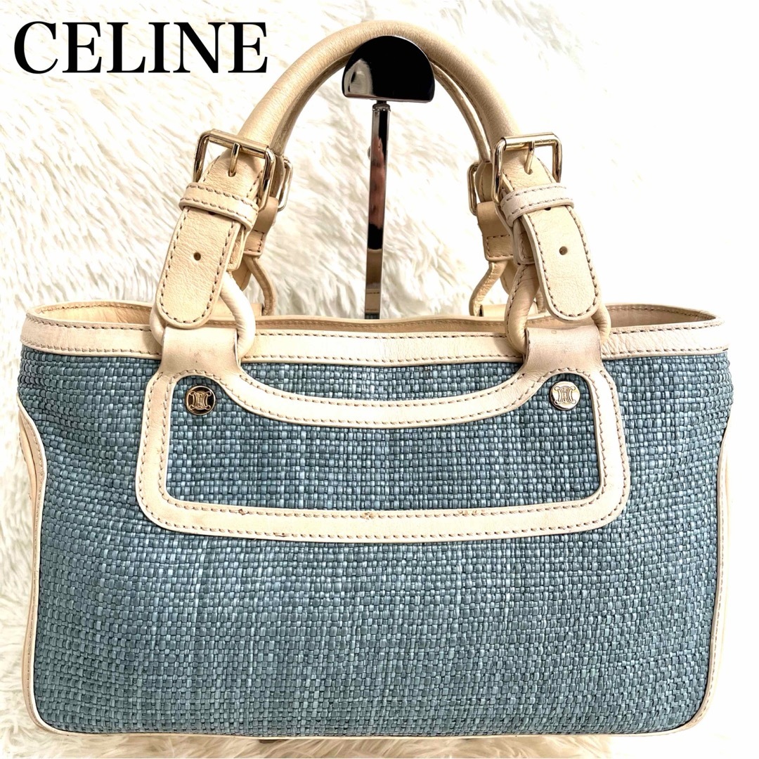 celine(セリーヌ)のセリーヌ　CELINE ブギーバッグ　ブルー レディースのバッグ(ハンドバッグ)の商品写真