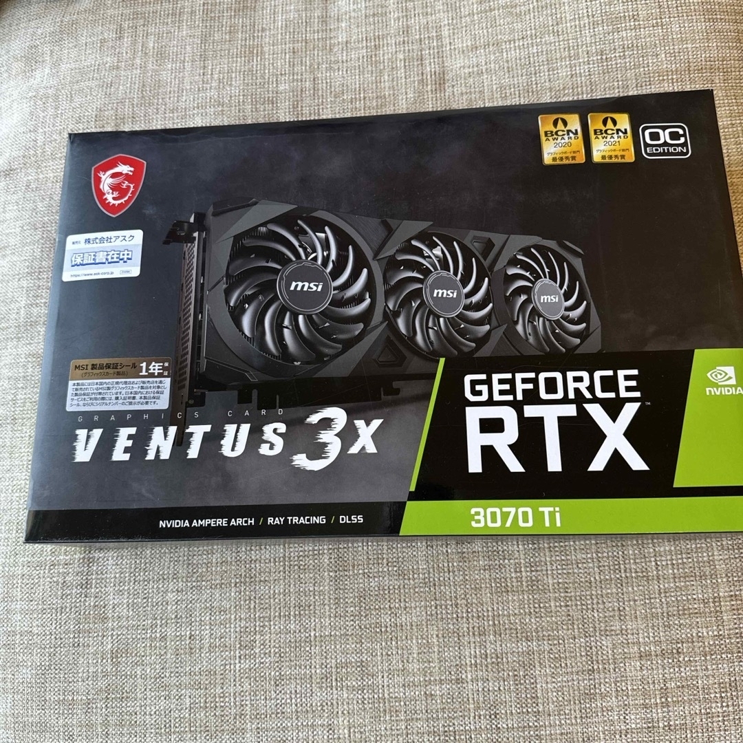 PCIExpress40種類MSI GeForce RTX 3070 Ti VENTUS 3X 8G OC