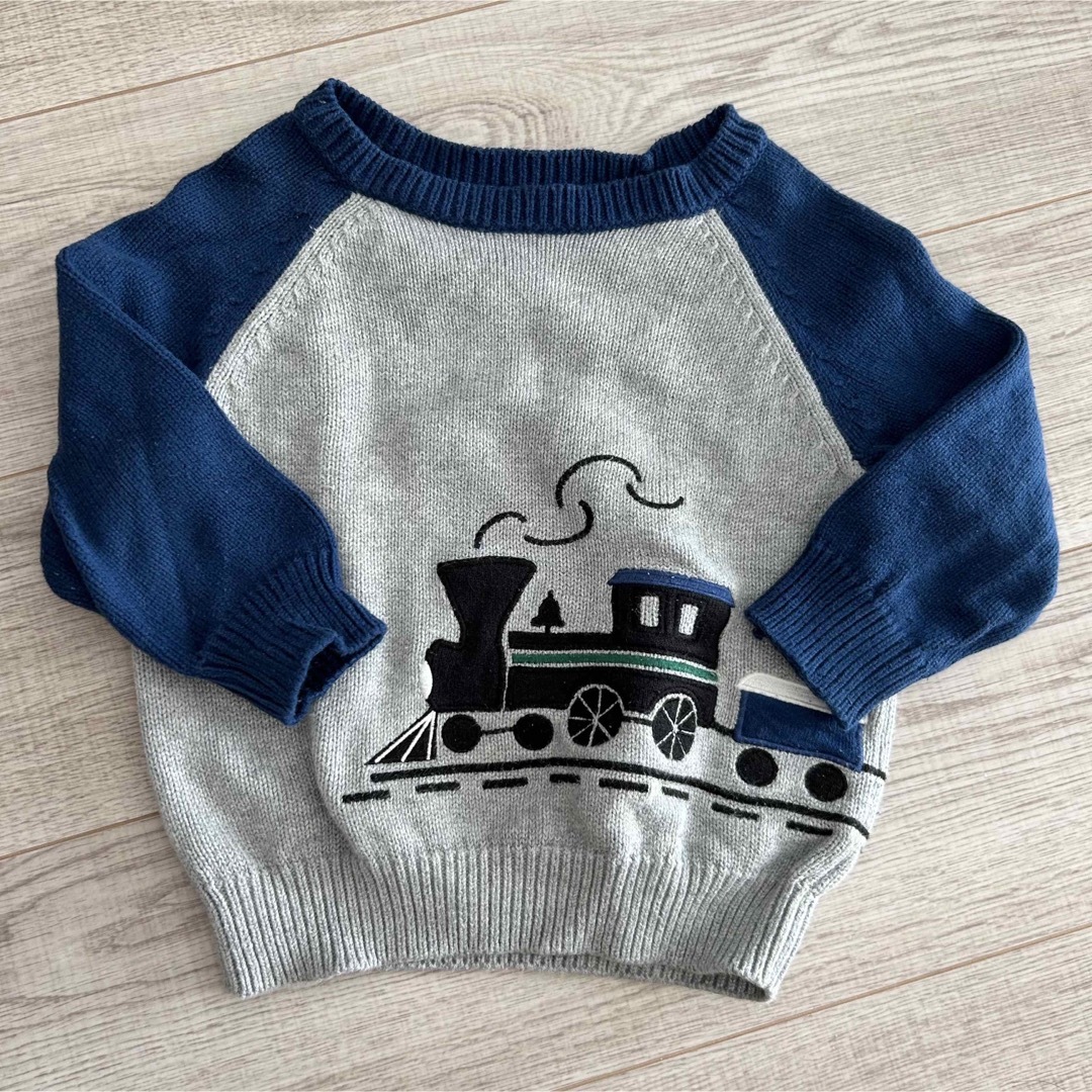 GYMBOREE(ジンボリー)のジンボリー　汽車　セーター キッズ/ベビー/マタニティのベビー服(~85cm)(ニット/セーター)の商品写真