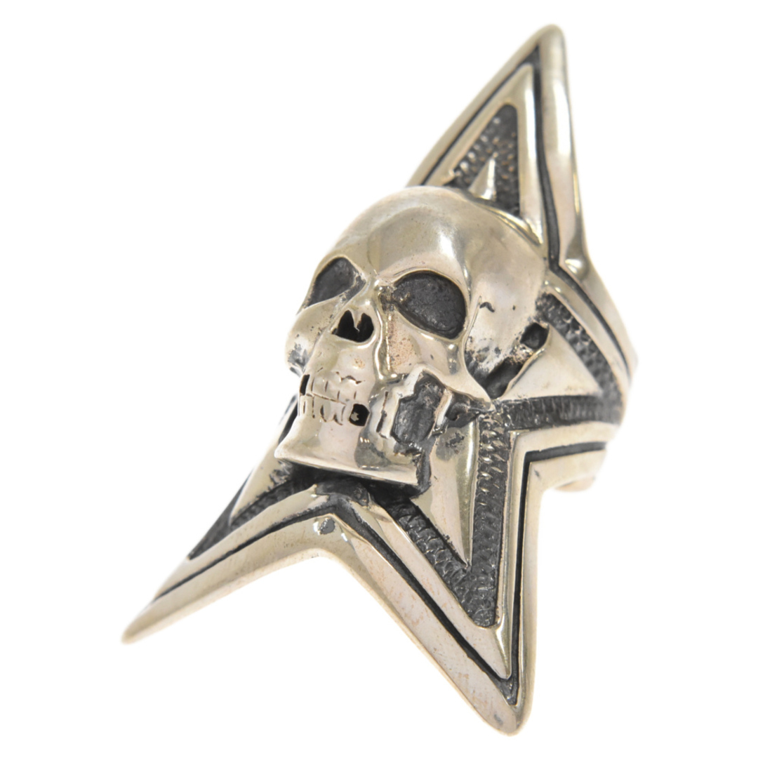 CODY SANDERSON コディーサンダーソン Large Skull Star ラージ スカル スター リング シルバー メンズのアクセサリー(リング(指輪))の商品写真