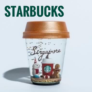 スターバックス(Starbucks)の海外スタバ♡スターバックスシンガポール限定スノードーム金♡マーライオン日本未発売(置物)