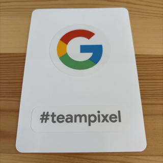 グーグルピクセル(Google Pixel)のgoogle pixel ステッカー teampixel 未使用(その他)
