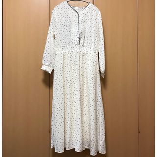 ハニーズ(HONEYS)の新品　LL ハニーズ　ドットワンピ(ロングワンピース/マキシワンピース)