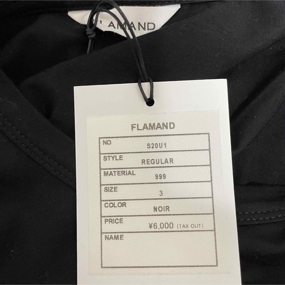 FLAMAND(フラマン)のSTRATO ストラト購入 新品未使用FLAMAN フラマン カットソー メンズのトップス(Tシャツ/カットソー(半袖/袖なし))の商品写真