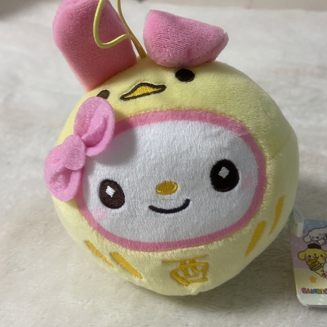 マイメロディ　ぬいぐるみ エンタメ/ホビーのおもちゃ/ぬいぐるみ(キャラクターグッズ)の商品写真