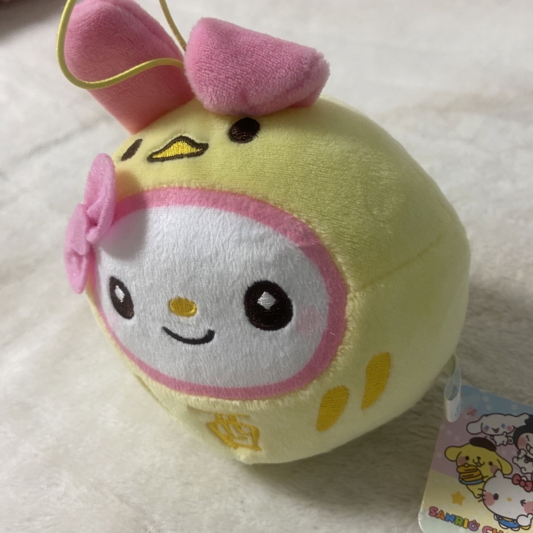 マイメロディ　ぬいぐるみ エンタメ/ホビーのおもちゃ/ぬいぐるみ(キャラクターグッズ)の商品写真