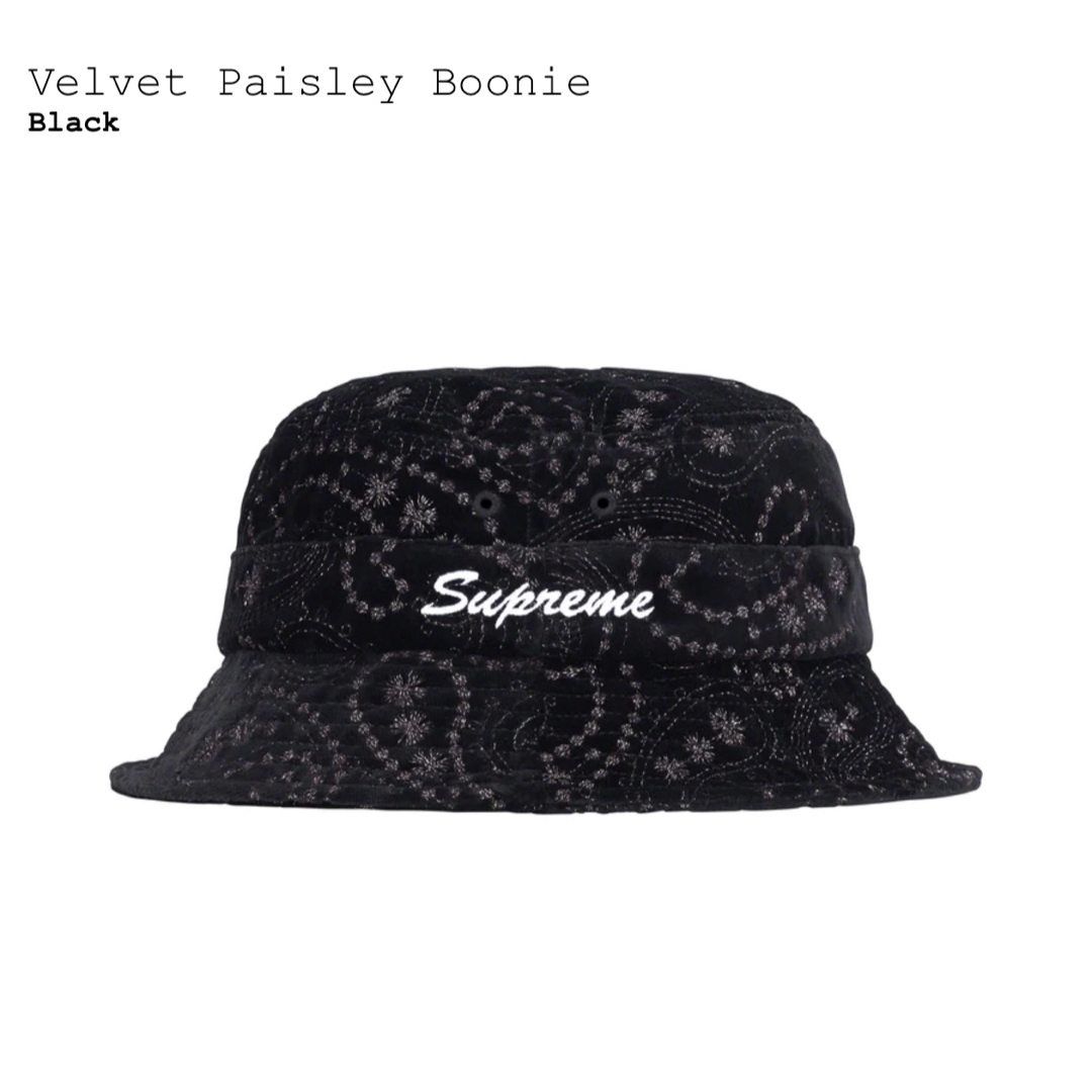 Supreme(シュプリーム)のSupreme Velvet Paisley Boonie メンズの帽子(ハット)の商品写真