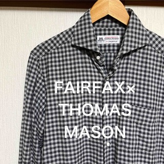 フェアファクス(FAIR FAX)の美品　FAIRFAX×THOMAS MASON ブロックチェックフランネルシャツ(シャツ)