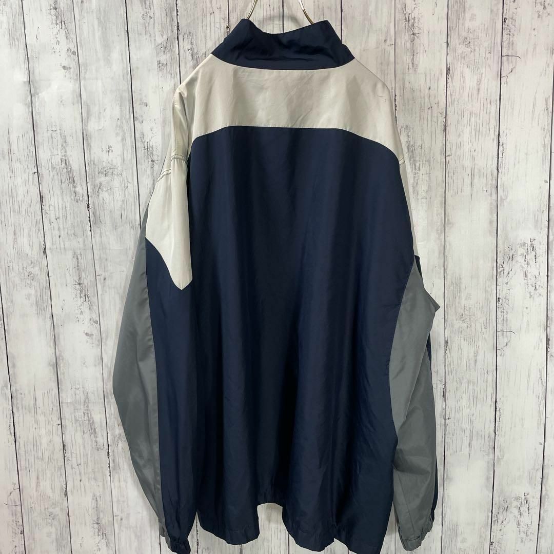 Reebok(リーボック)のNFLアメフト　シーホークス　オーバーサイズ2ＸＬ　薄手ナイロンブルゾン　古着 メンズのジャケット/アウター(ナイロンジャケット)の商品写真