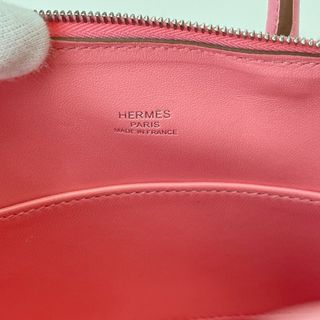 新品 HERMES エルメス ボリード 1923 ミニ Bolide 1923 Mini ローズコンフェッティ Rose Confetti Y刻 シェーブル Chevre シルバー金具 Silver Hardwear 2WAYショルダーバック ハンドバック